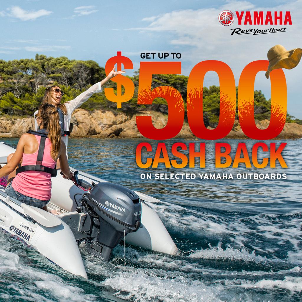 Yamaha are offering a Summer cash back starting December 1, 2016 © Yamaha Motor